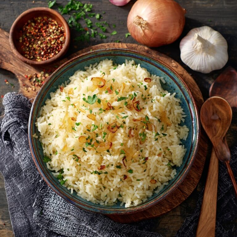 Savory Golden Onion Butter Jasmine Rice Recipe