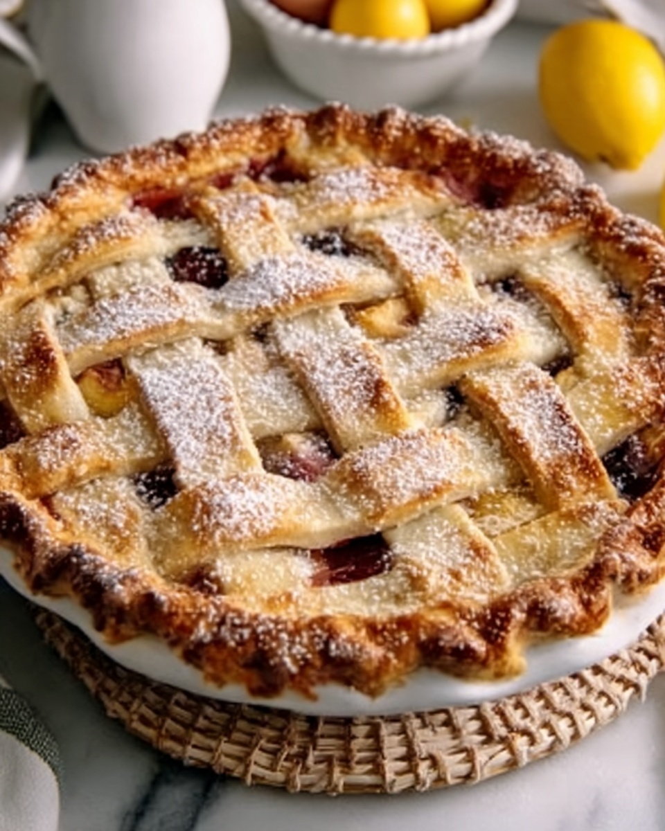 Pastiera Italian Easter Pie Recipe - Recipe Image
