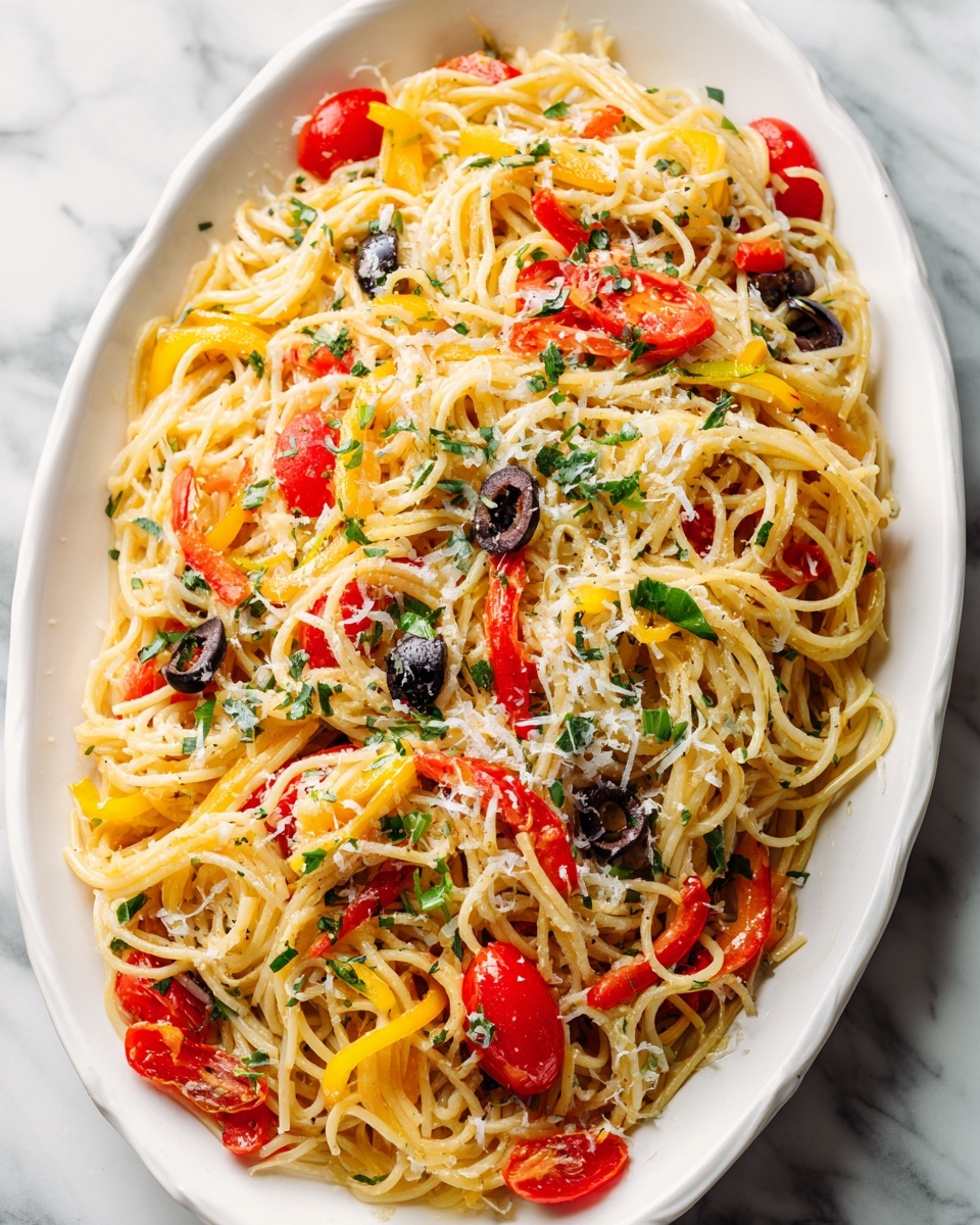 California Spaghetti Salad Recipe - Recipe Image