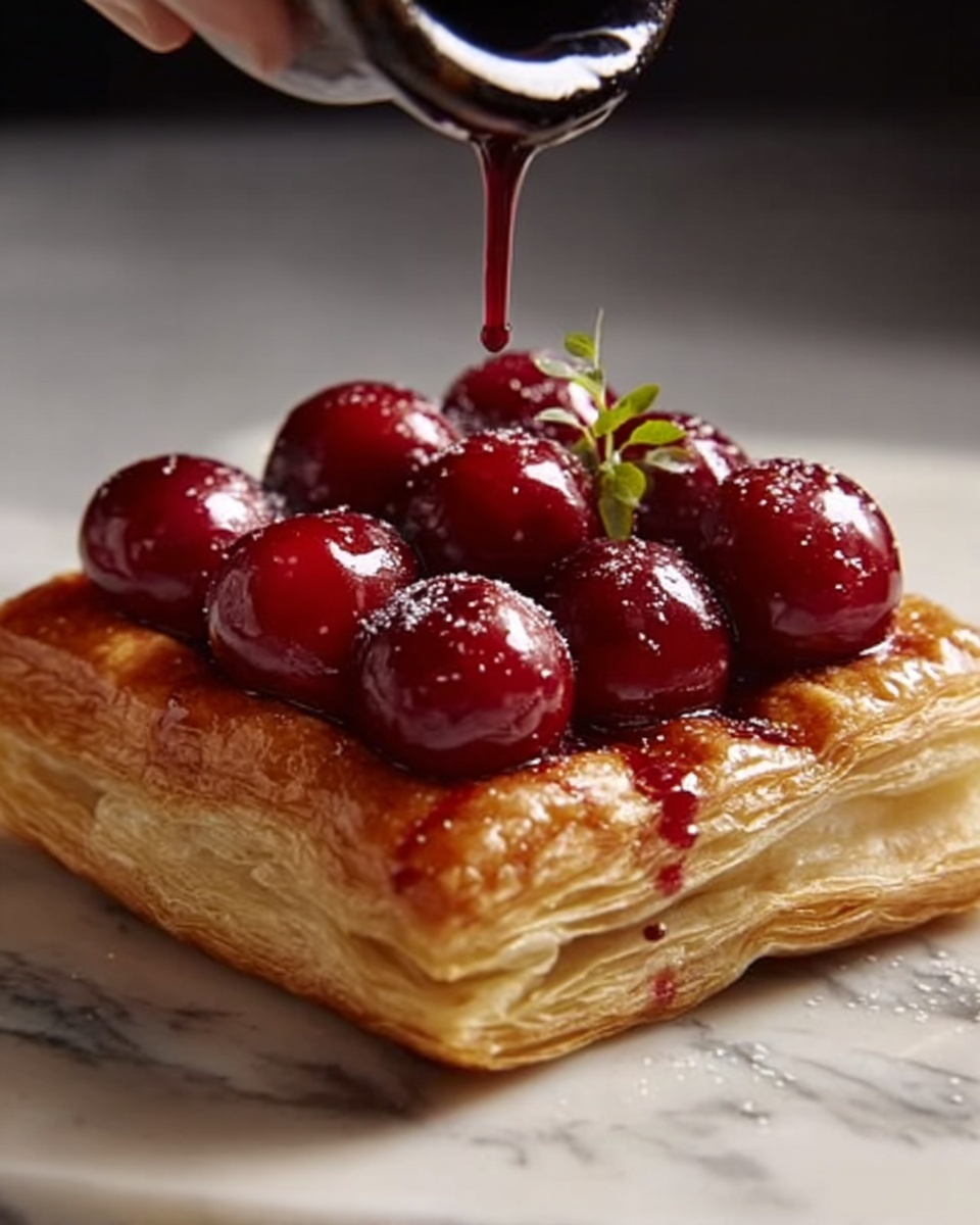 Cherry Cheese Pastry Pie Recipe - Recipe Image