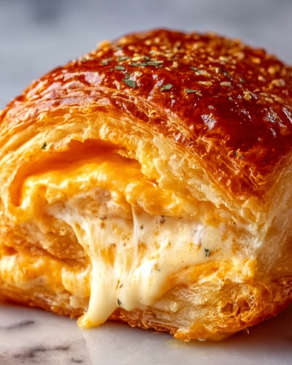 Buffalo Chicken Dip Croissant Sandwiches Recipe - Recipe Image