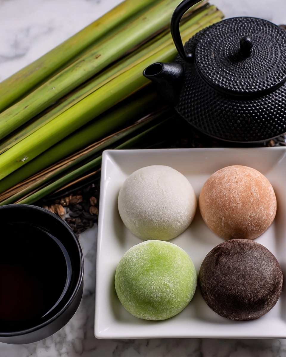 Microwave Mochi: Quick and Easy Japanese Sweet Rice Cake Recipe - Recipe Image