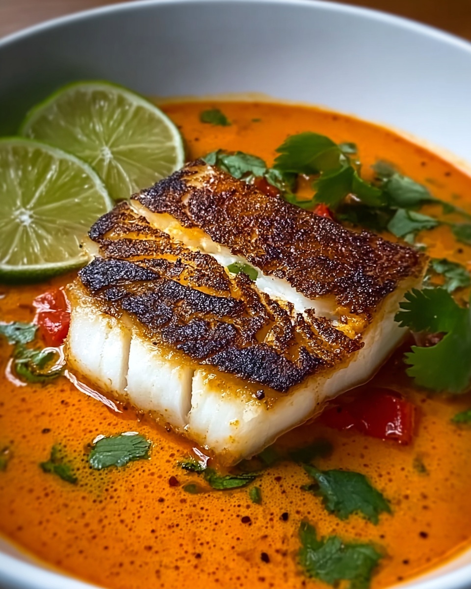 Thai-Style Coconut Lime Fish Soup Recipe - Recipe Image