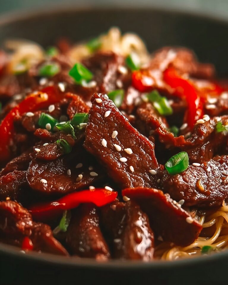 Sticky Rainbow Beef Recipe