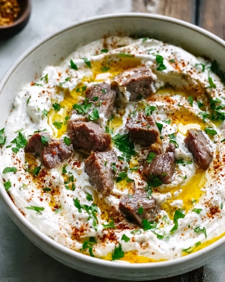 Roasted Garlic and Creamy Beef Dip with Hot Honey Recipe