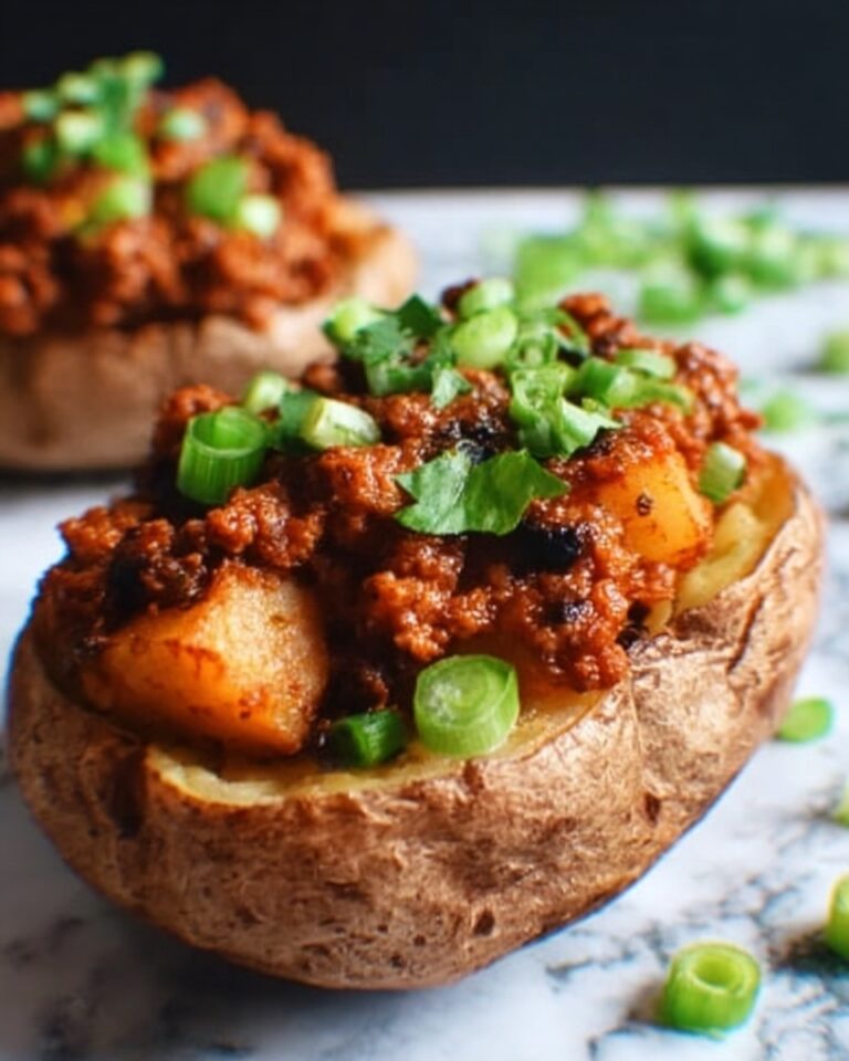 Barbecue Tempeh Stuffed Potatoes Recipe