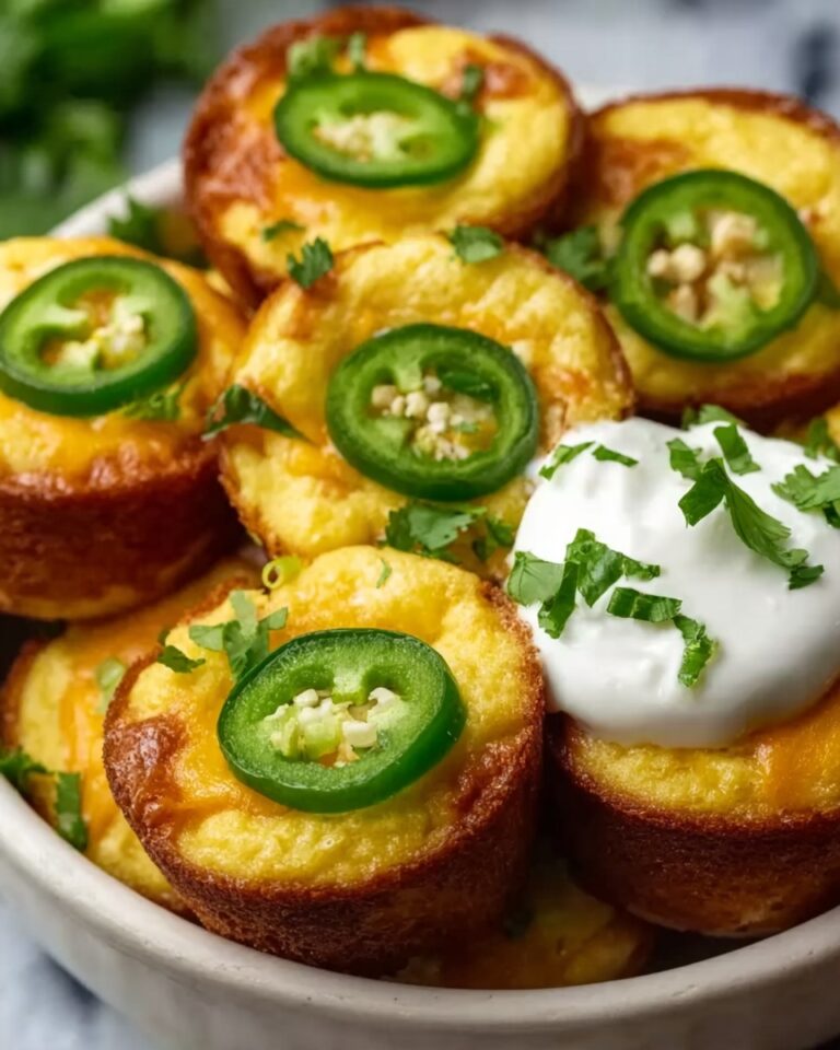 Chili and Jalapeño Cheddar Cornbread Minis Recipe