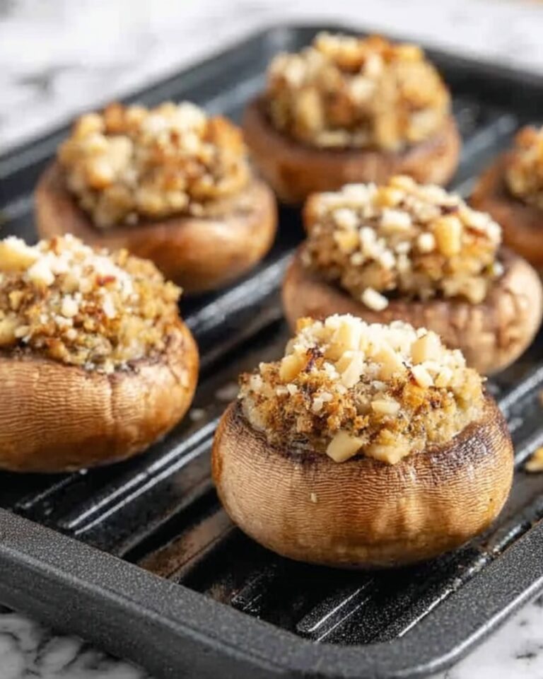 Grilled Stuffed Mushrooms with Sausage and Smoked Gouda Recipe