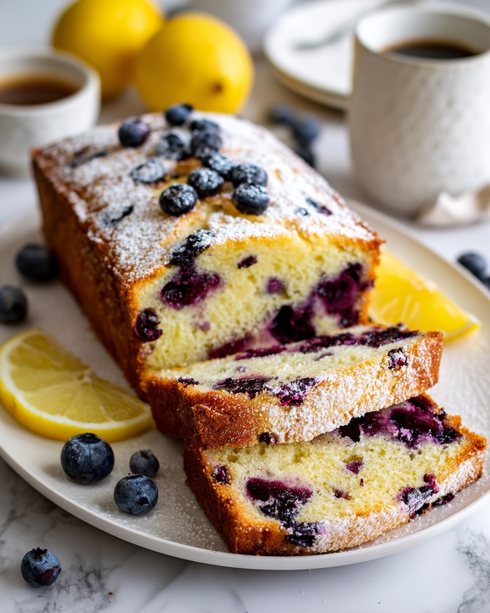 Lemon Blueberry Bread Recipe - Recipe Image