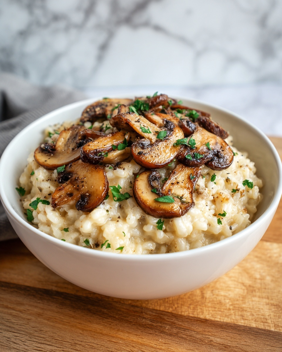 The Best Mushroom Risotto Recipe - Recipe Image