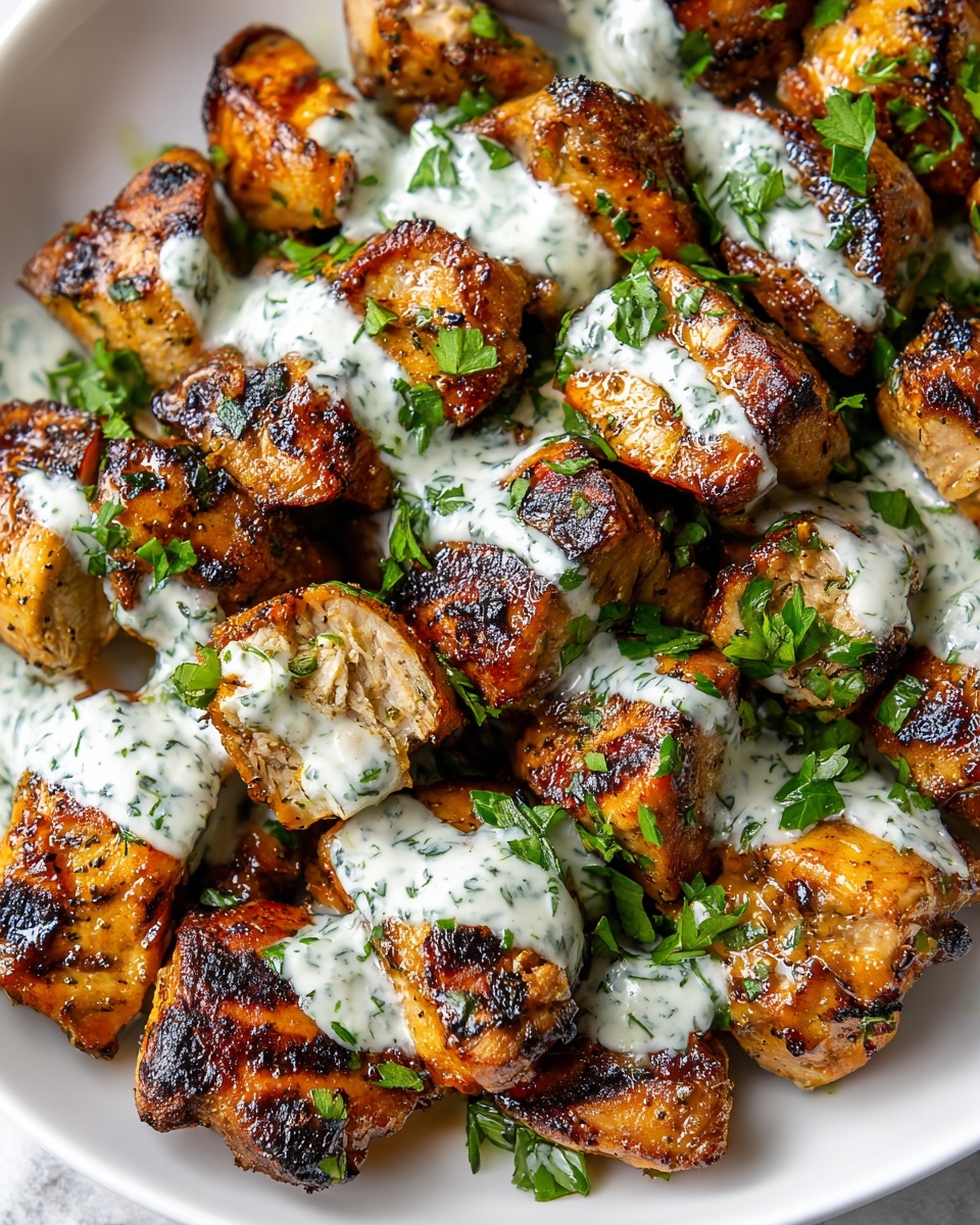 Chicken Shawarma with Yogurt Sauce Recipe - Recipe Image