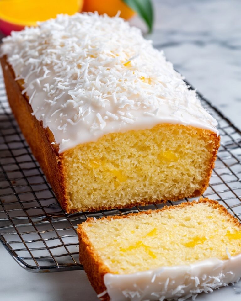 The Best & Easiest Coconut Loaf Cake Ever Recipe