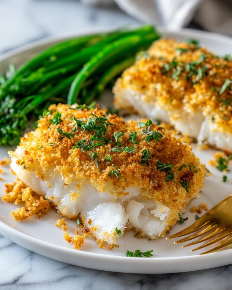 Baked Parmesan Crusted Cod Recipe