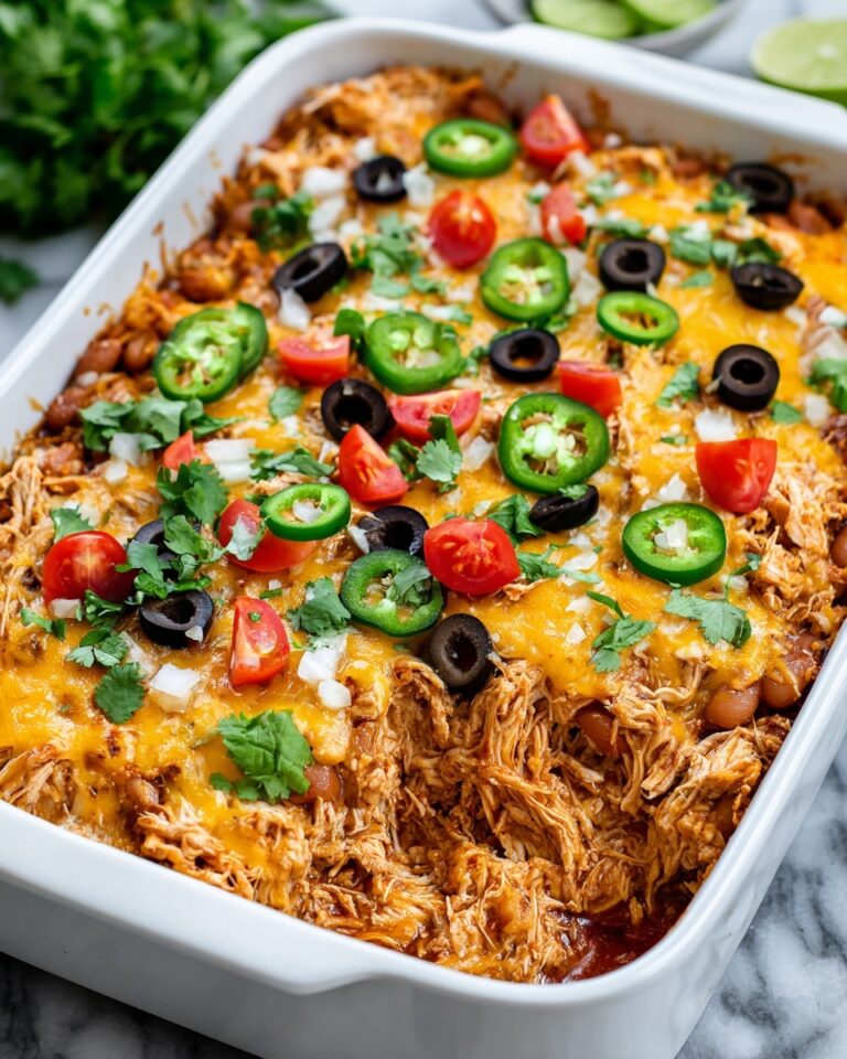 Easy Chicken Burrito Casserole Recipe