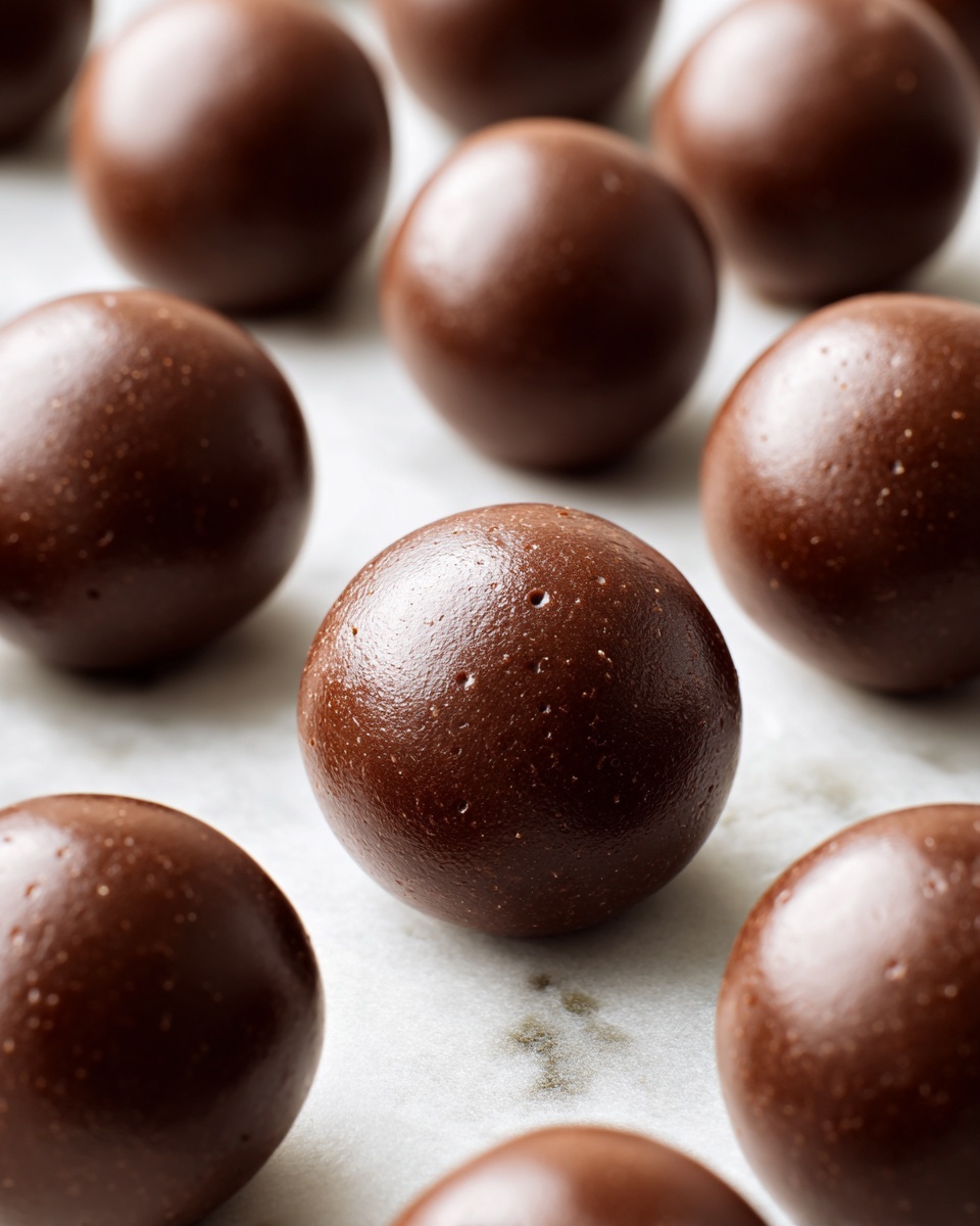 Chocolate-Coated Peanut Butter Balls Recipe - Recipe Image