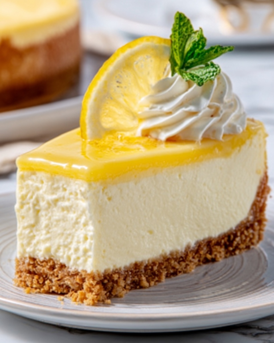 Luscious Lemon Cheesecake Recipe - Recipe Image