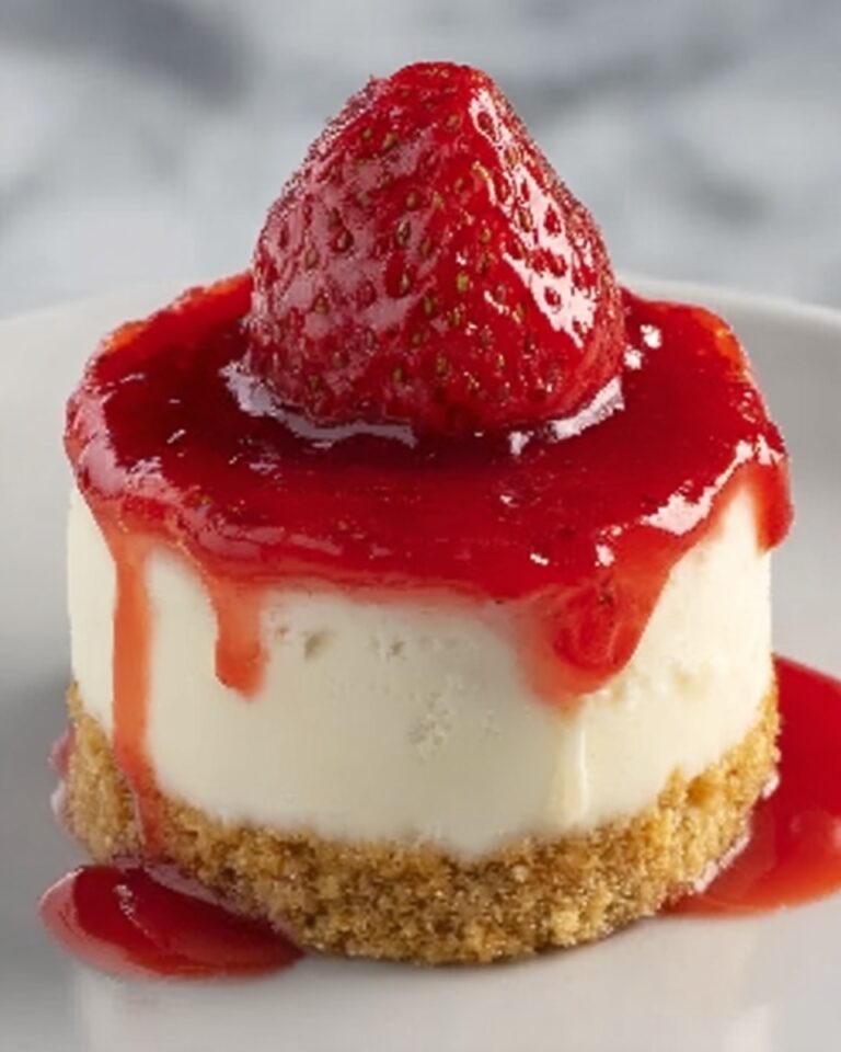 Mini Strawberry Cheesecakes Recipe