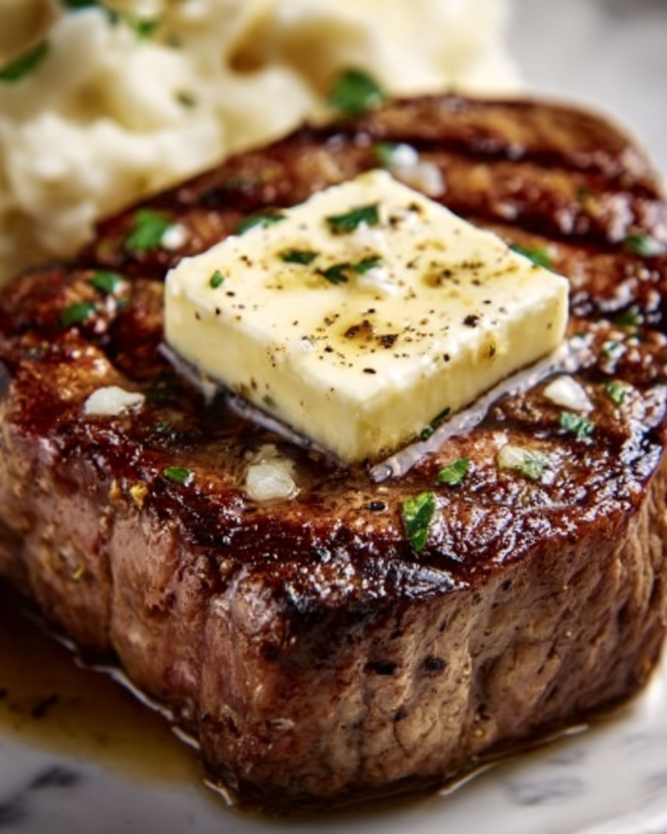 Marinated Air Fryer Ribeye Steak Recipe - Recipe Image