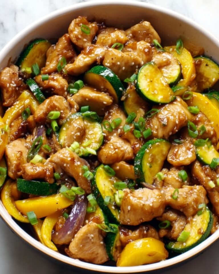 Zucchini Stir Fry with Chicken and Ginger Recipe