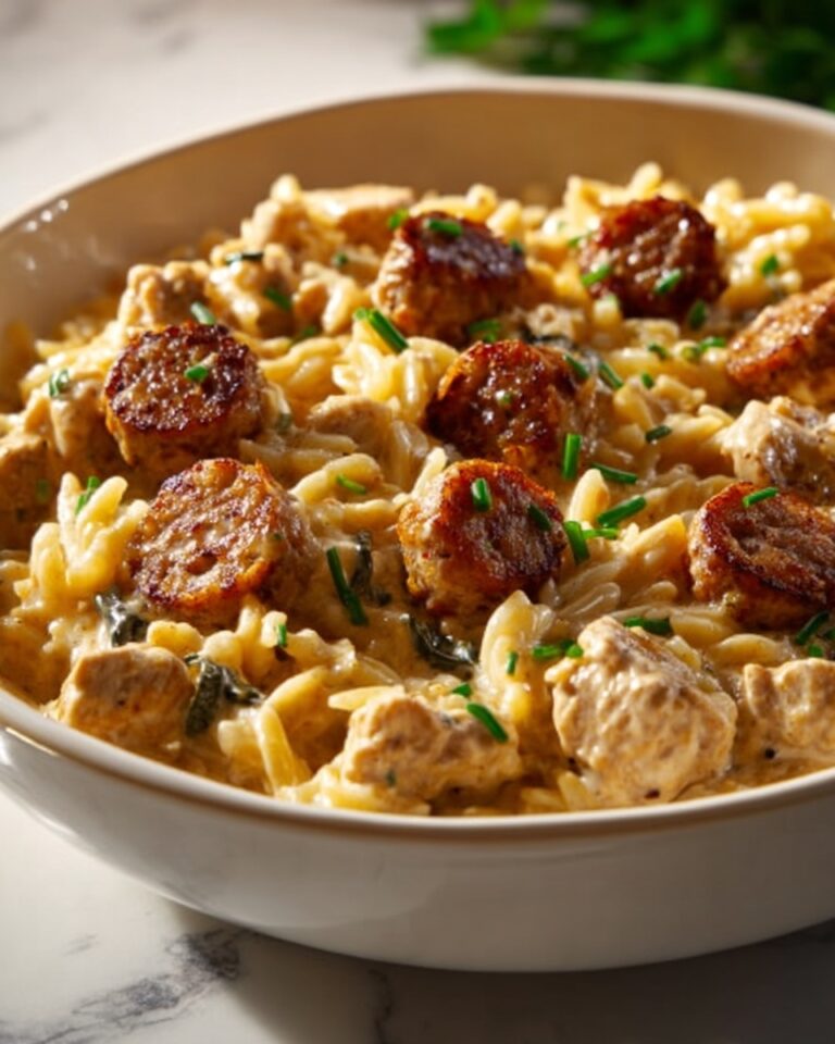Creamy Chicken Sausage Orzo: A Delicious One-Pot Recipe for Easy Weeknight Dinners Recipe