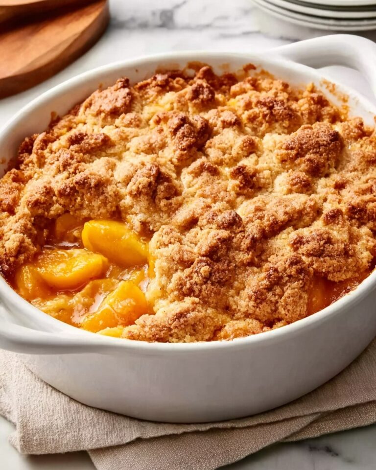 The Best Peach Cobbler Recipe
