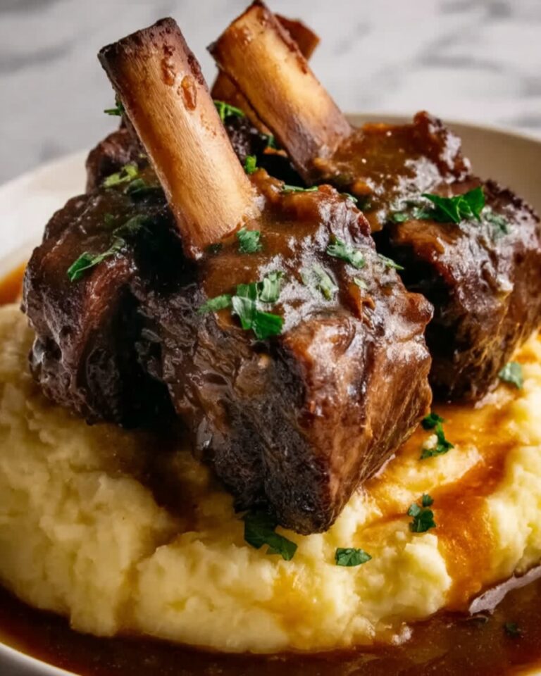 Lamb Shank with Creamy Mashed Potatoes Recipe