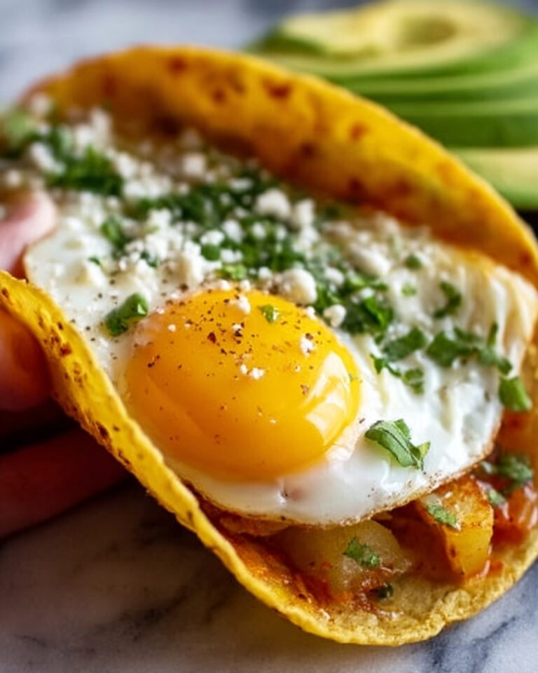 Crispy Potato, Egg & Cheese Taco Recipe