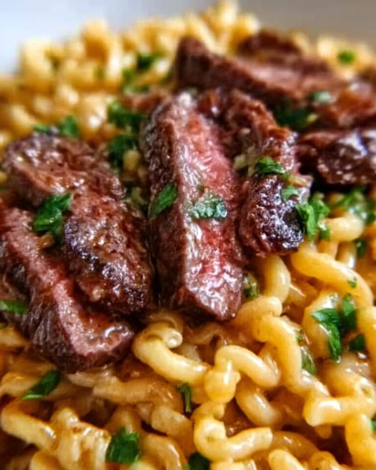 One-Pot Smoky Honey BBQ Steak Pasta Recipe
