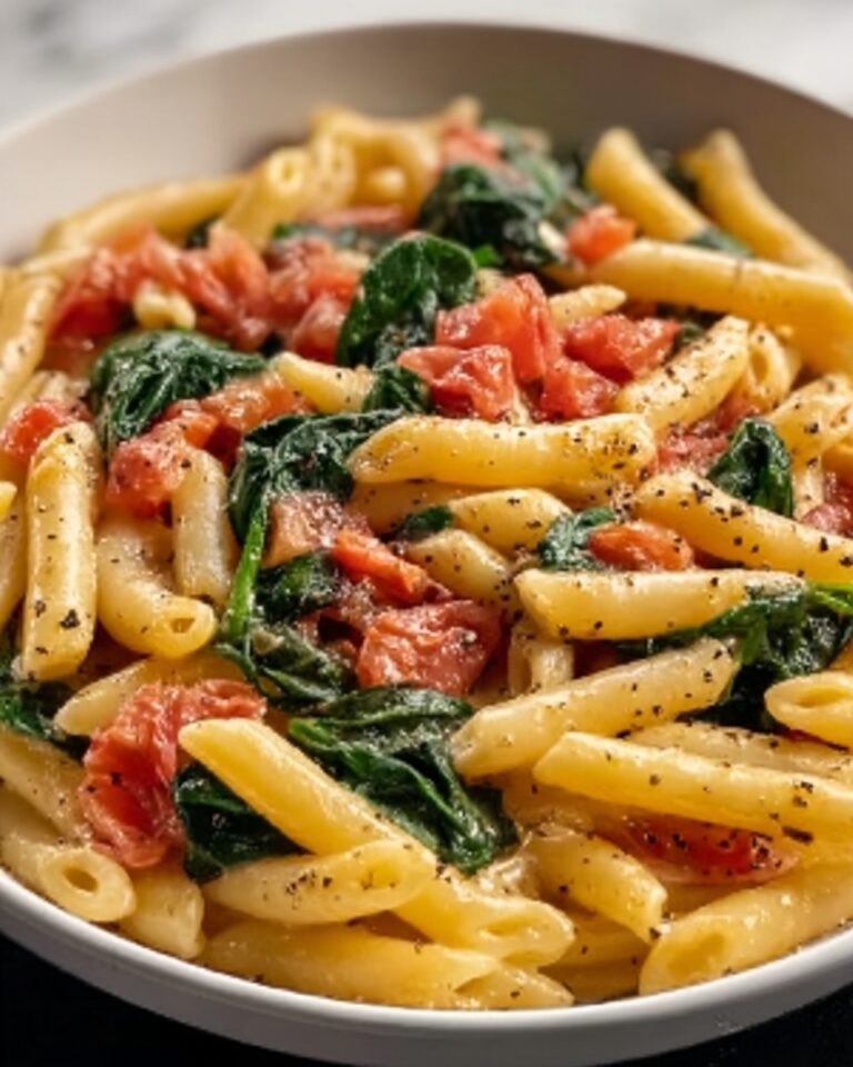 Delicious Spinach Tomato Pasta Recipe