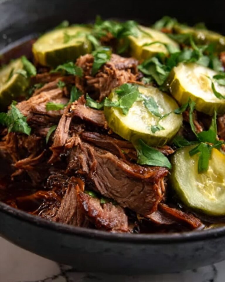 Tender Pickle-Infused Pot Roast Recipe