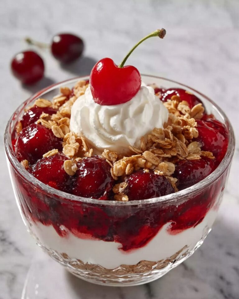 Fresh Cherry Crisp Recipe