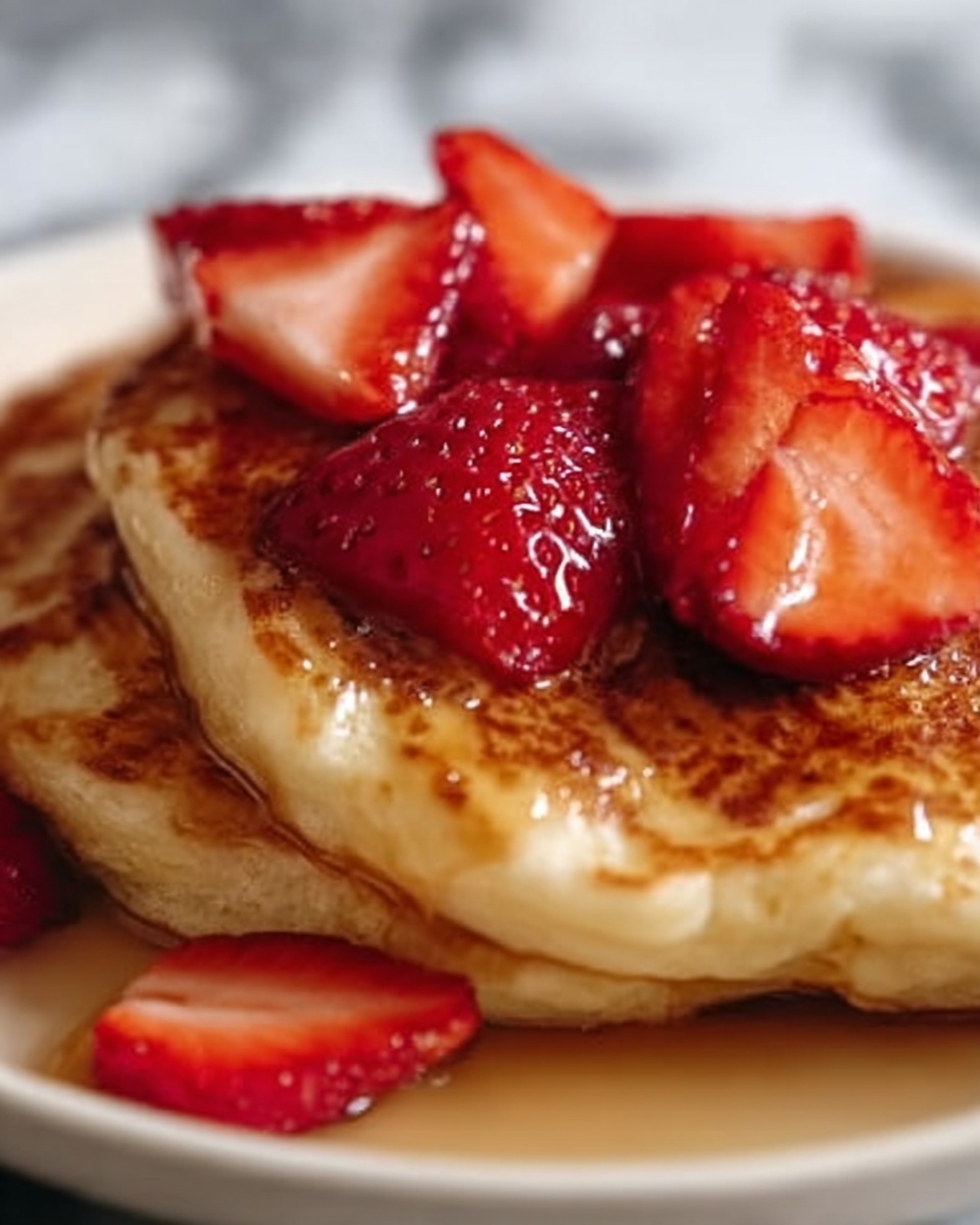 Creamy Strawberry Cheesecake Stuffed French Toast Recipe - Recipe Image