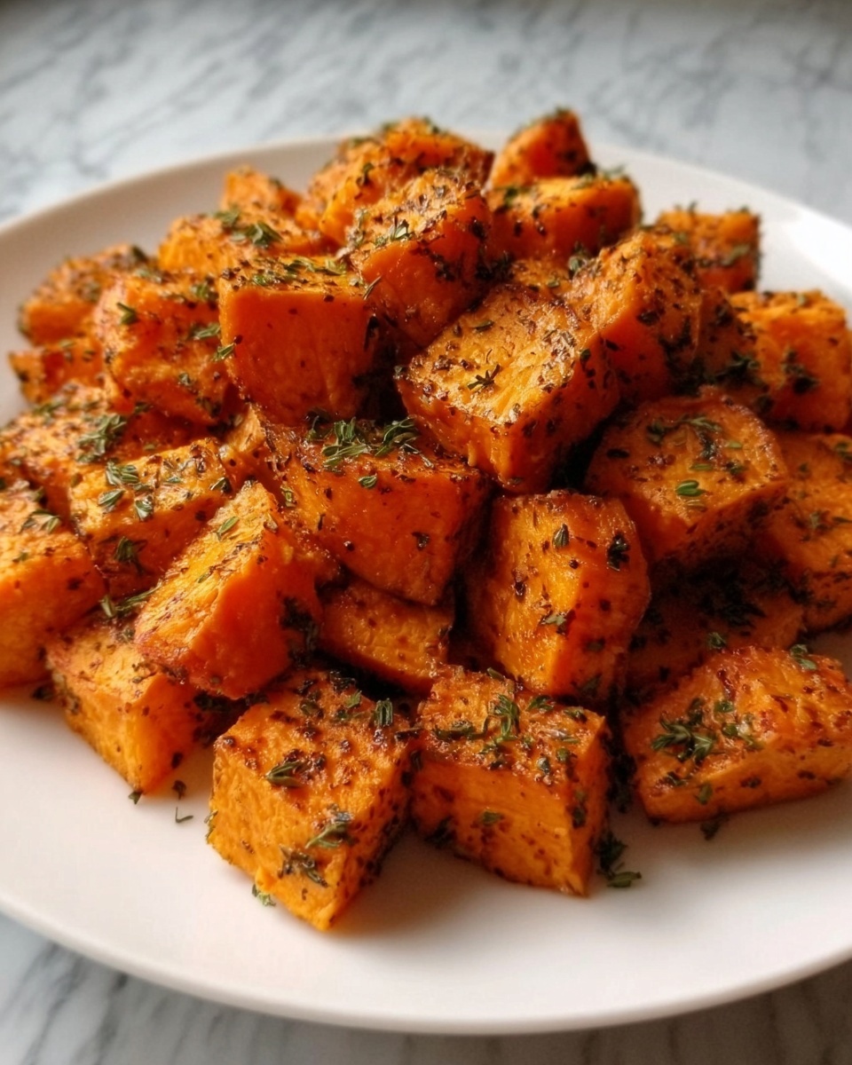 Crispy Baked Sweet Potato Bites with Parmesan Herb Butter Recipe - Recipe Image