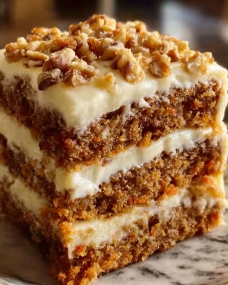 Decadent Carrot Cake Bars with Cream Cheese Frosting Recipe