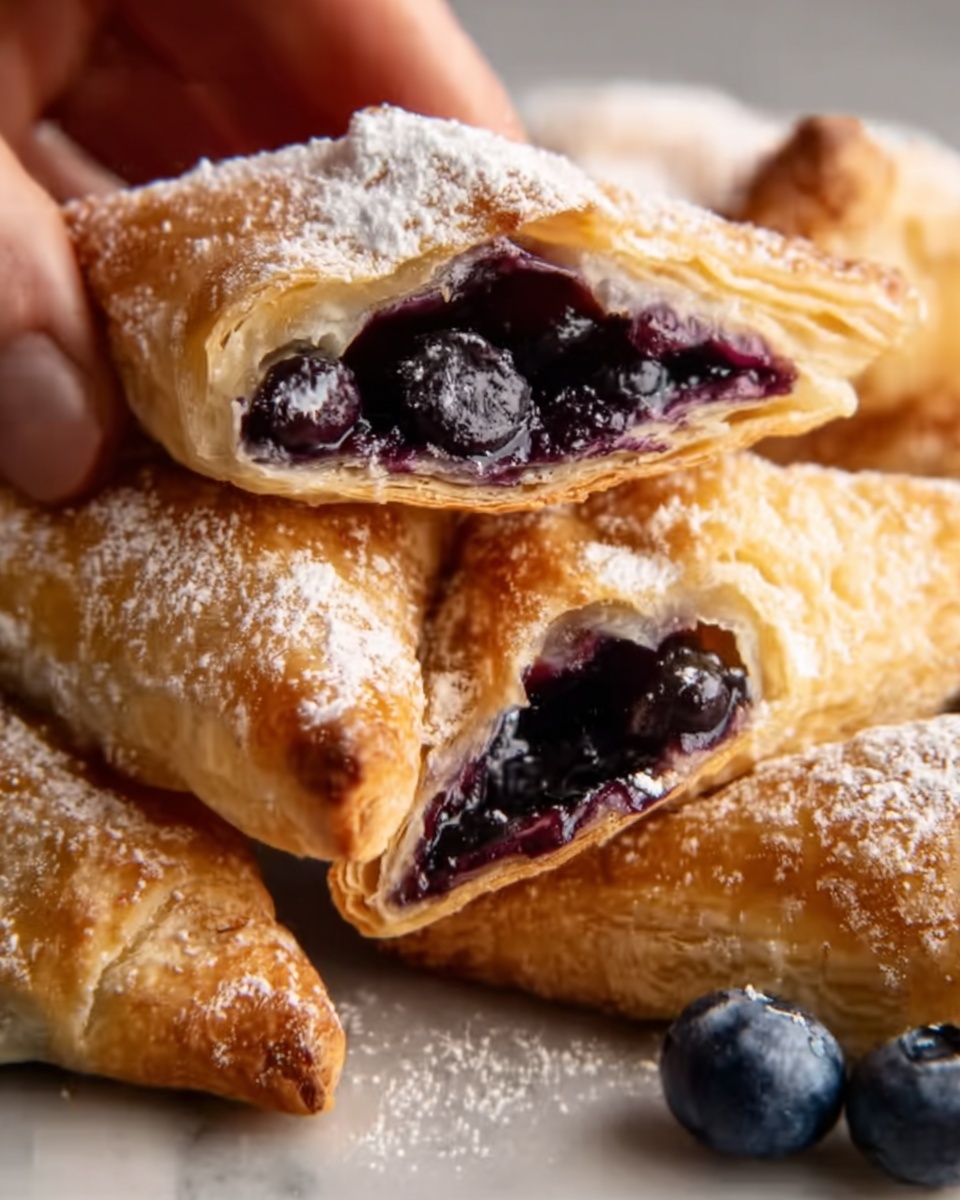 Air Fryer Blueberry Cheesecake Wontons Recipe - Recipe Image