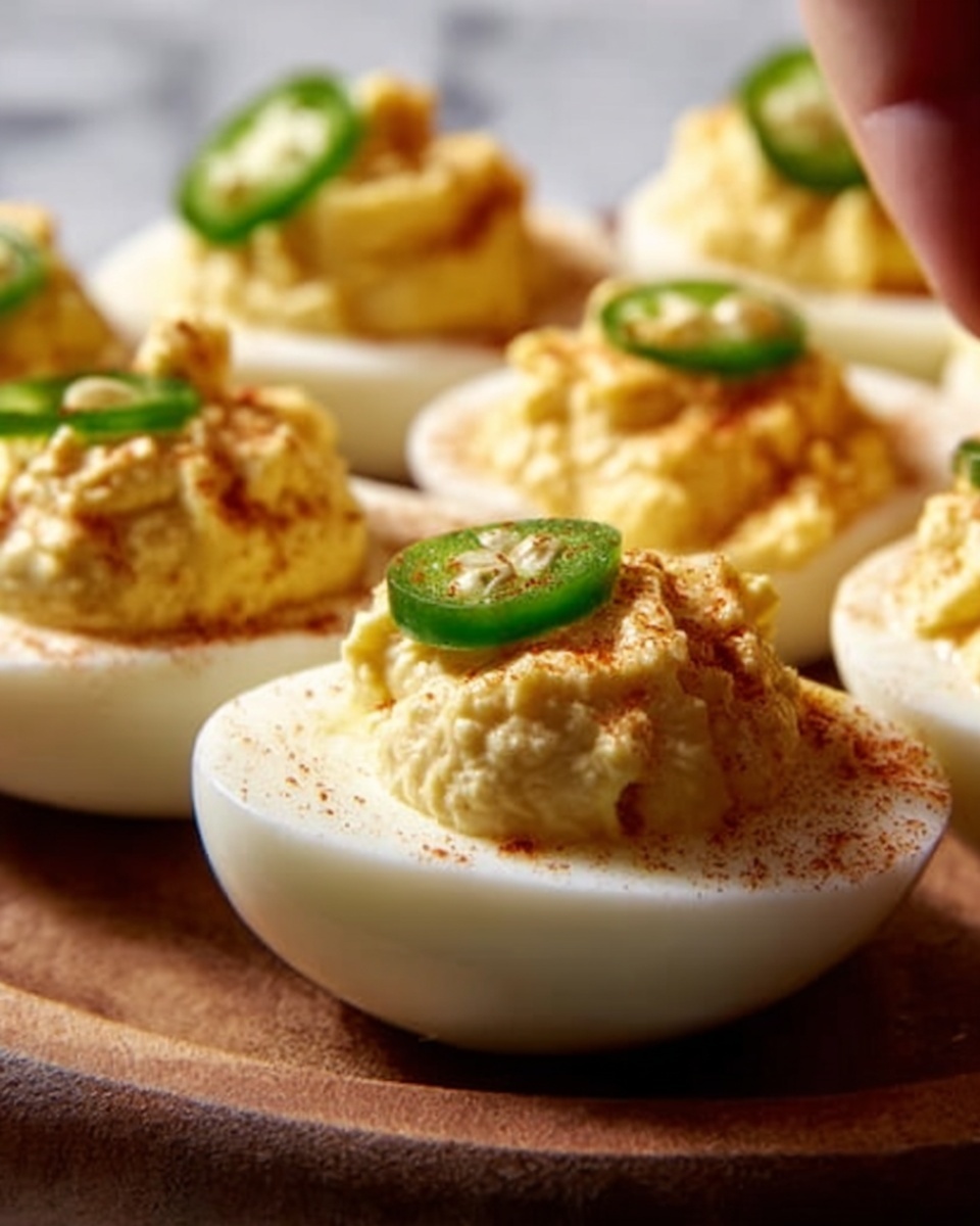 Jalapeño Popper Deviled Eggs Recipe - Recipe Image
