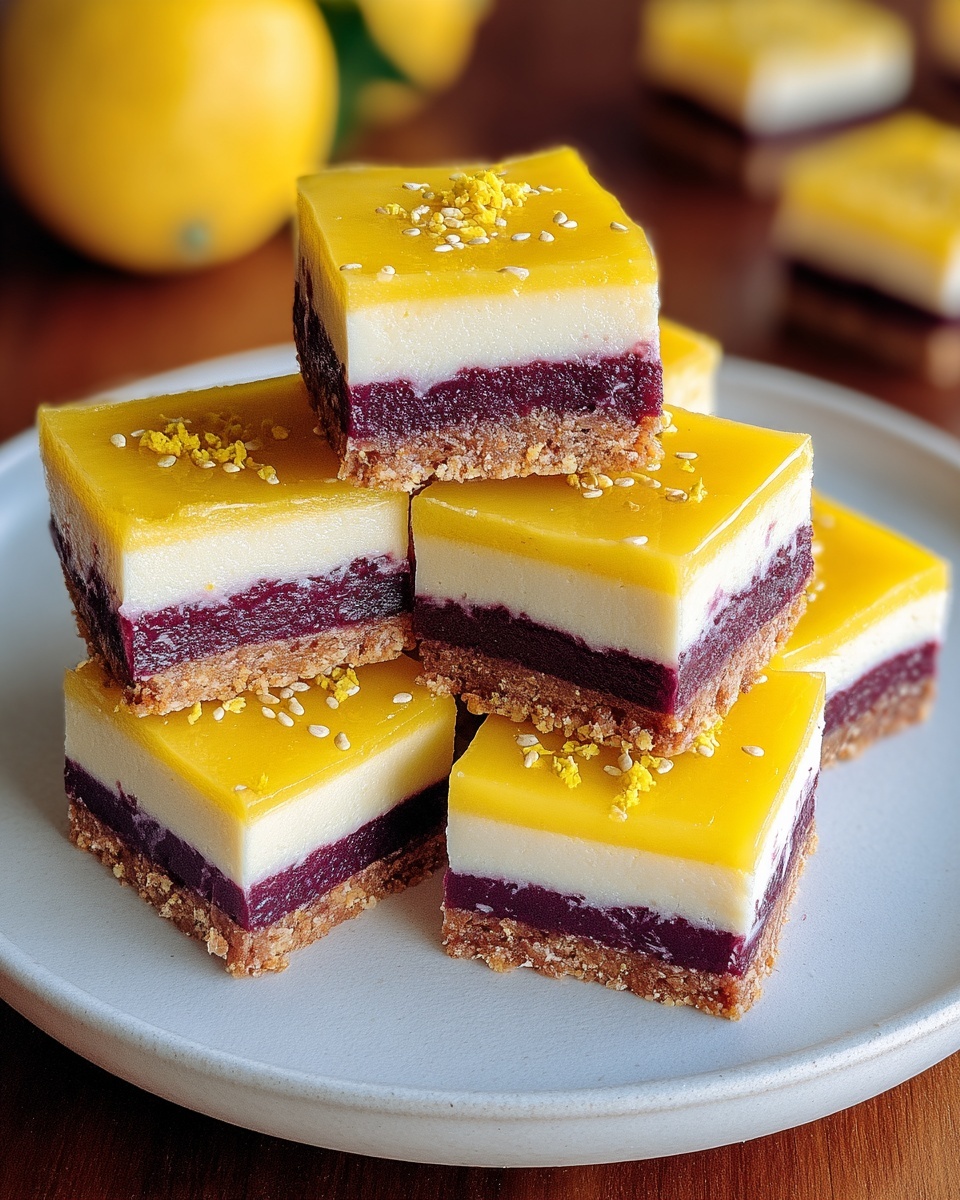 Vegan Mango Cheesecake Bars Recipe - Recipe Image