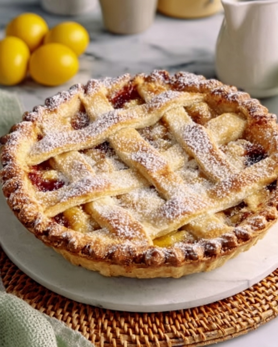 Pastiera Italian Easter Pie Recipe - Recipe Image
