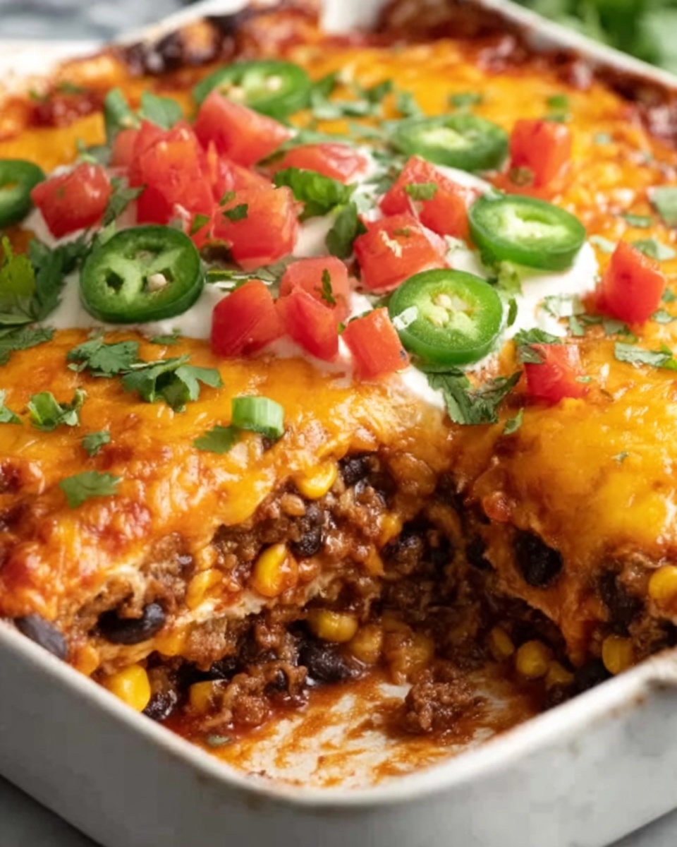 Beef Enchilada Casserole Recipe - Recipe Image