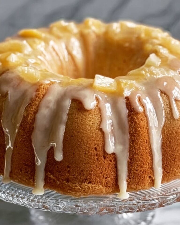 Pineapple Cream Cheese Pound Cake Recipe