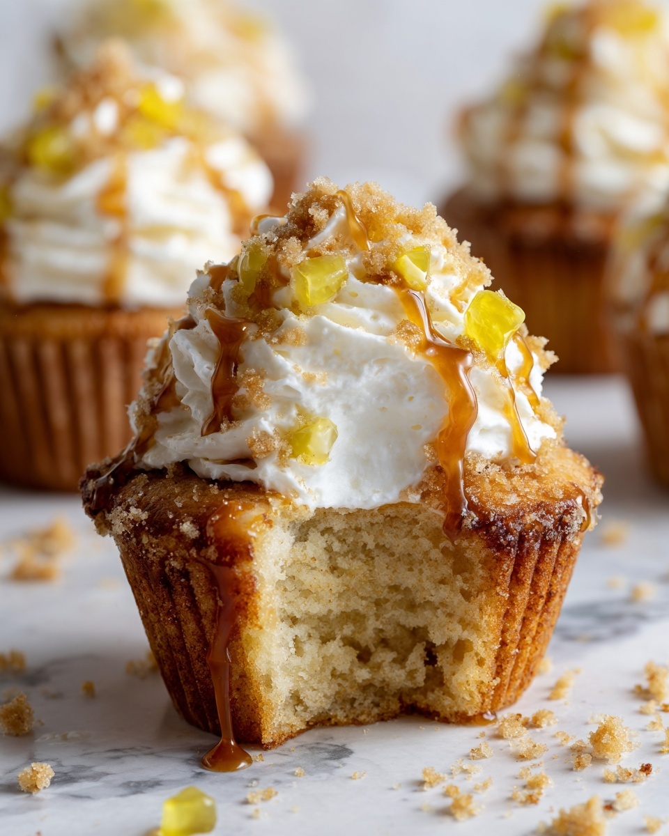 Apple Pie Cupcakes with Crumble Topping Recipe - Recipe Image