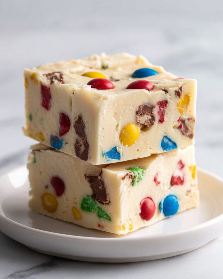 M&M Cookie Dough Fudge Recipe