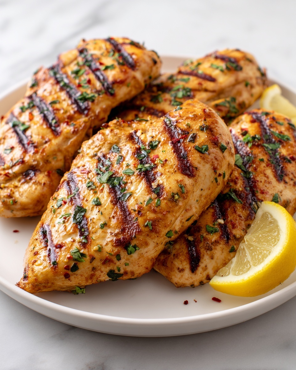 Oven-Baked Greek Chicken Breast Recipe - Recipe Image