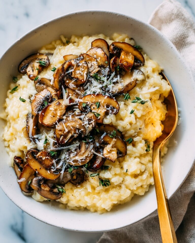 Pastina with Mushroom Leek Parmesan Broth Recipe