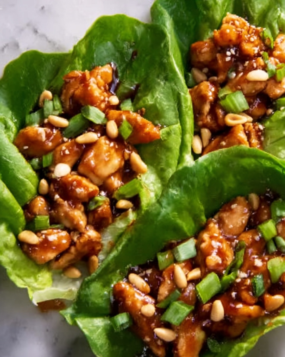 Flavorful Teriyaki Chicken Lettuce Wraps – Light, Easy & Delicious! Recipe - Recipe Image