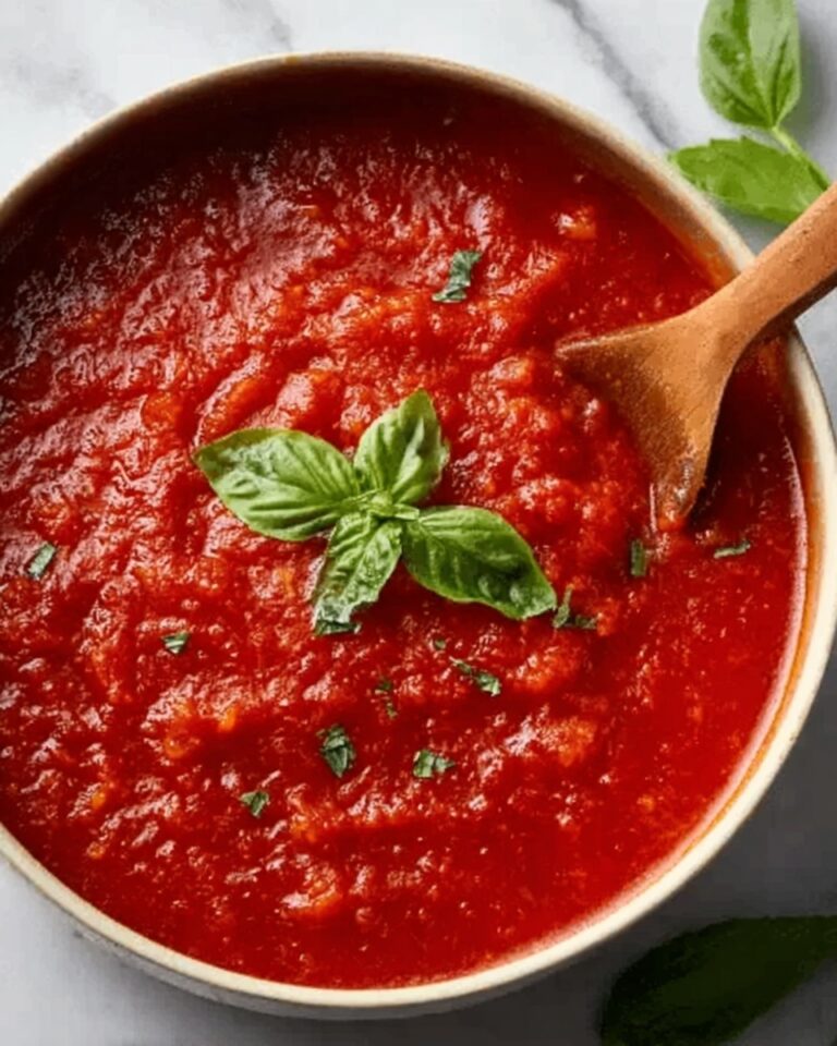 Homemade Fresh Tomato Sauce Recipe