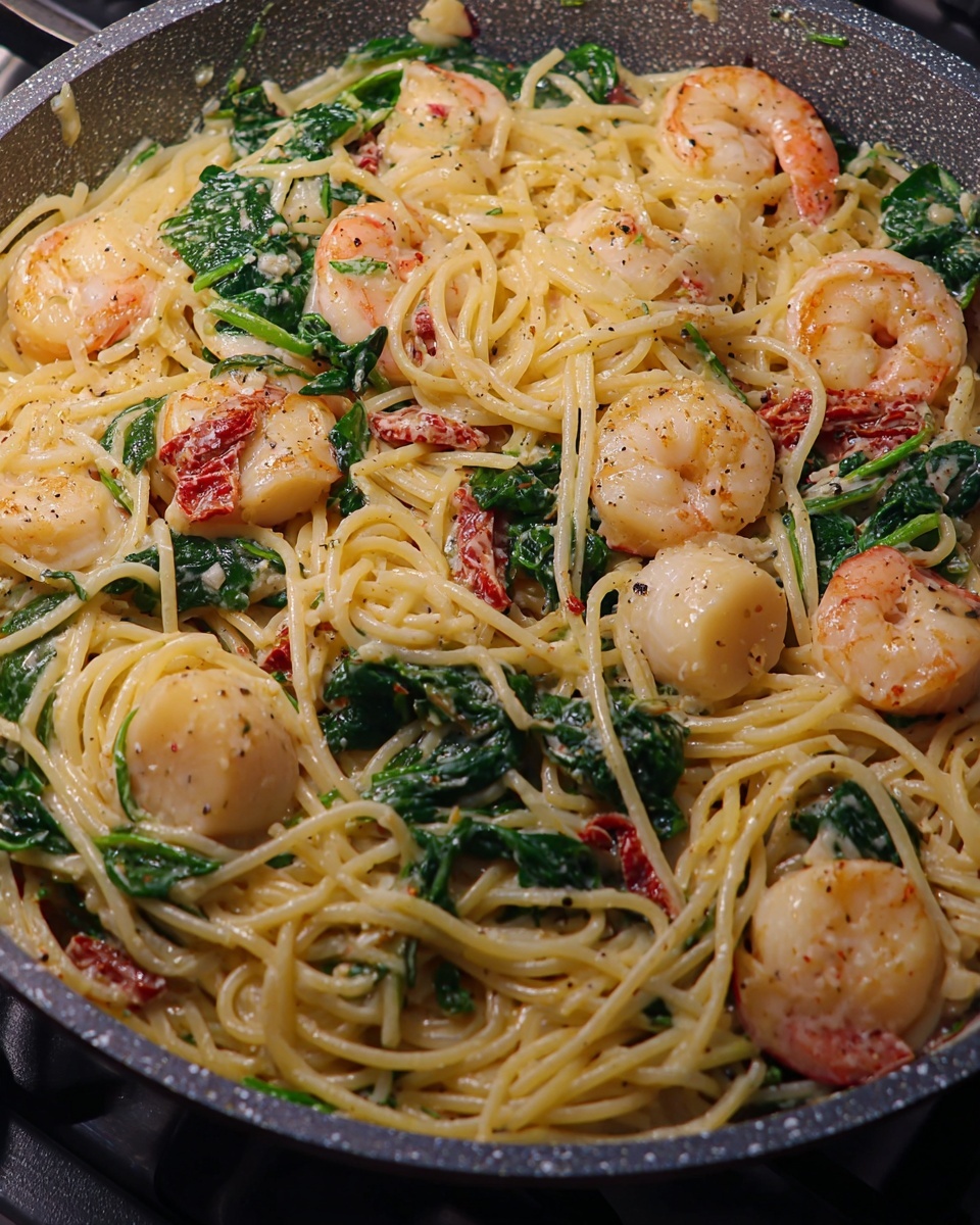 Shrimp and Steak Noodles Recipe - Recipe Image