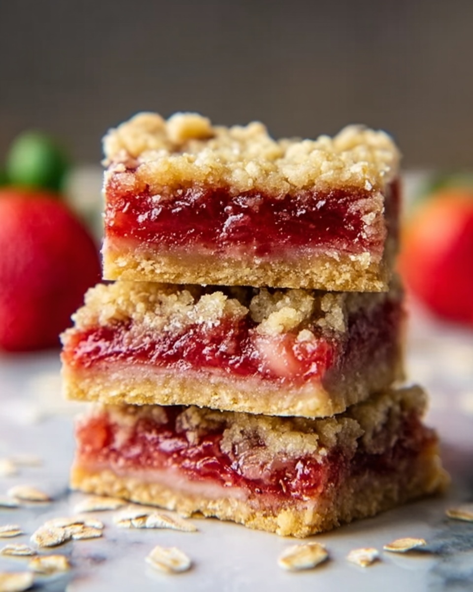 Strawberry Rhubarb Bars Recipe - Recipe Image