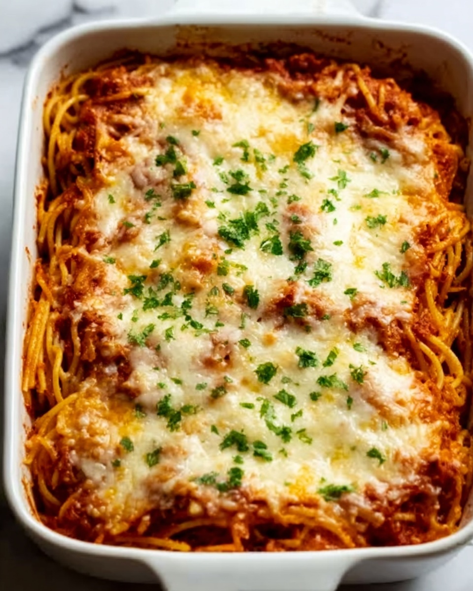 Baked Spaghetti with Cream Cheese Recipe - Recipe Image