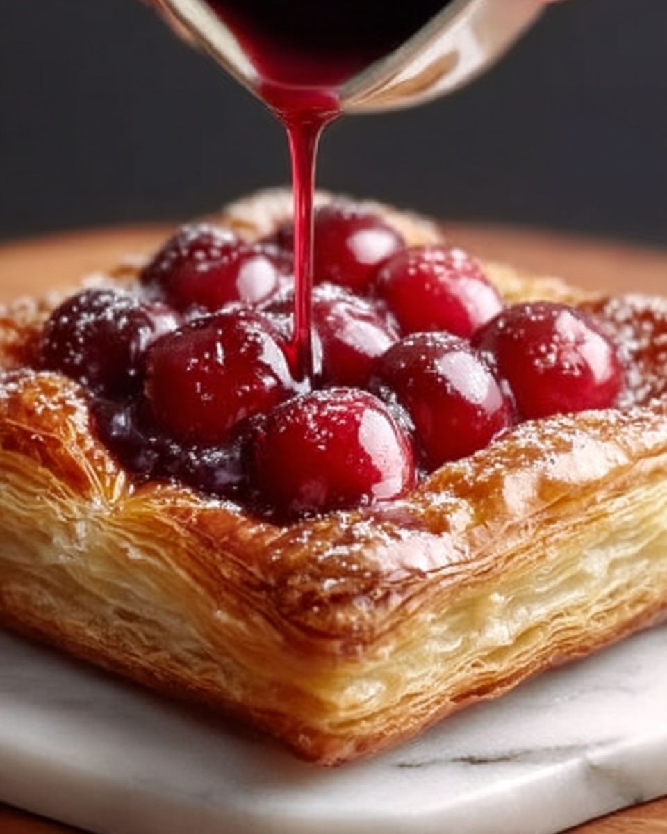 Cherry Cheese Pastry Pie Recipe - Recipe Image